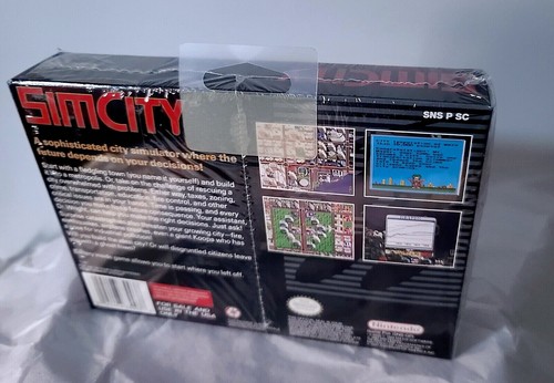 SimCity Super Nintendo SNES Complete Pristine Sim City - Picture 3 of 10