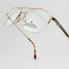 Lunettes 90s Frame VINTAGE Givenchy 860 12 000 Half Rim France Specs