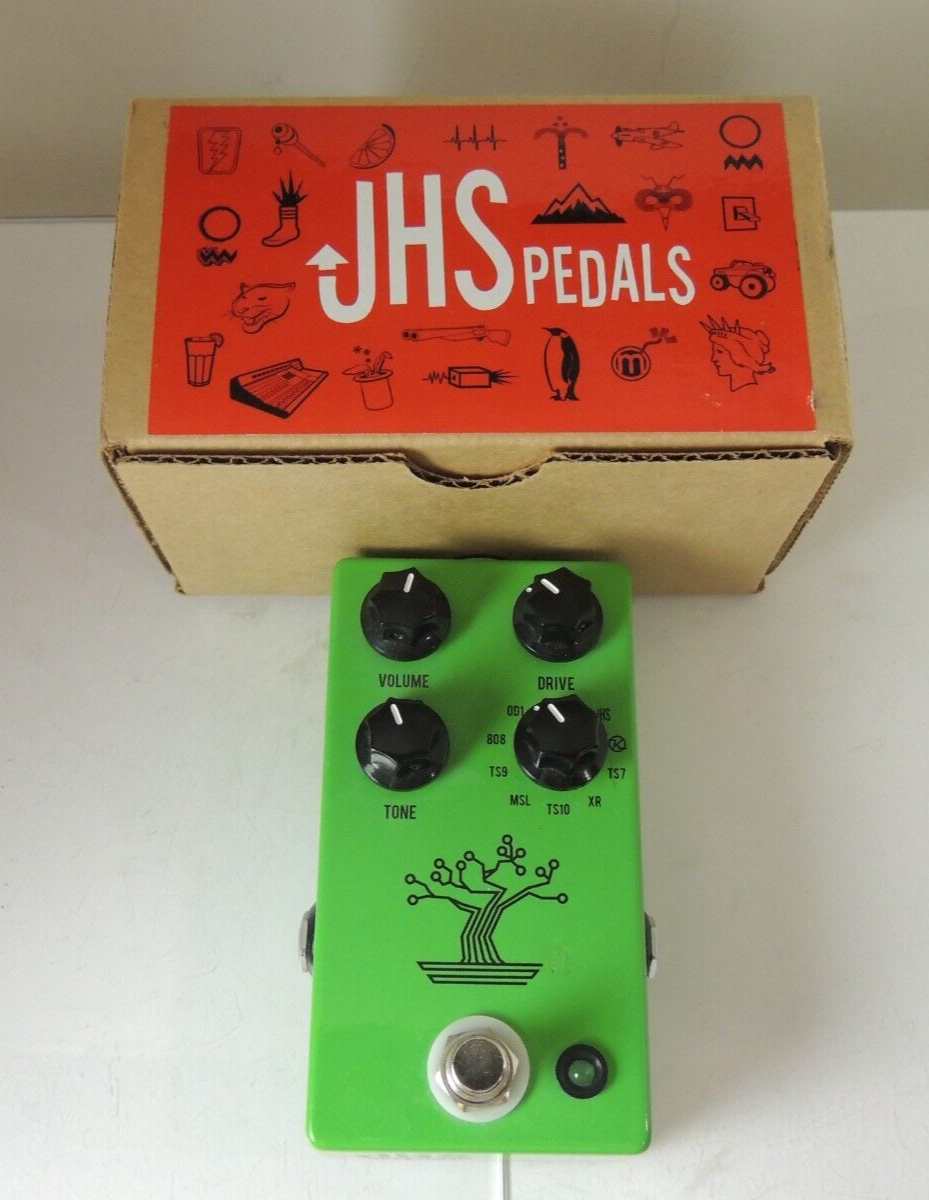 JHS Bonsai Overdrive 9-Way Tube Screamer Effects Pedal w JHS Bonsai Overdrive 9-Way Tube Screamer Effects Pedal w