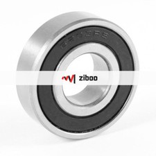 6203RS 40 x 17 x 12mm Metal Shielded Deep Groove Ball Bearing Silver Tone