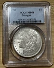 1921 Morgan Silver Dollar PCGS MS64