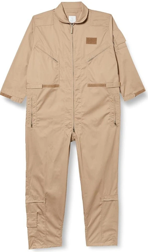 Fantasia cosplay Halloween sarja poli/algodão traje de voo cáqui Tru-Spec 65/35 - Imagem 2 de 4