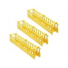 Eaton SRCABLEVRT3FC VERTICAL CABLE MANAGER YELLOW HIGH-CAPACITY DOUBLE FINGER DU