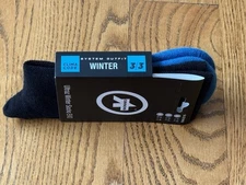 Assos Ultraz Winter EVO Socks Black Series Size II (Large 9.5 - 12)