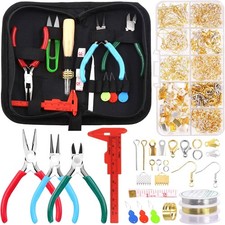 Swpeet 950Pcs Jewelry Making Supplies Kit with Tools, 3 Small