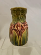 Brush McCoy Majolica Small Amaryllis Vase--STRIKING