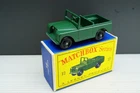 Matchbox Lesney No 12 b Land Rover 45 Treads VNM to M Plus Original Box
