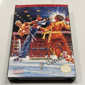 Lo mejor de lo mejor: Championship Karate (NES, 1992) aut&eacute;ntico en muy buena condici&oacute;n caja completa en caja original