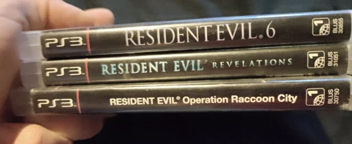 Resident Evil Lot Of 3 Games PS3 Bundle RE6, Operation Raccoon City, Revelations