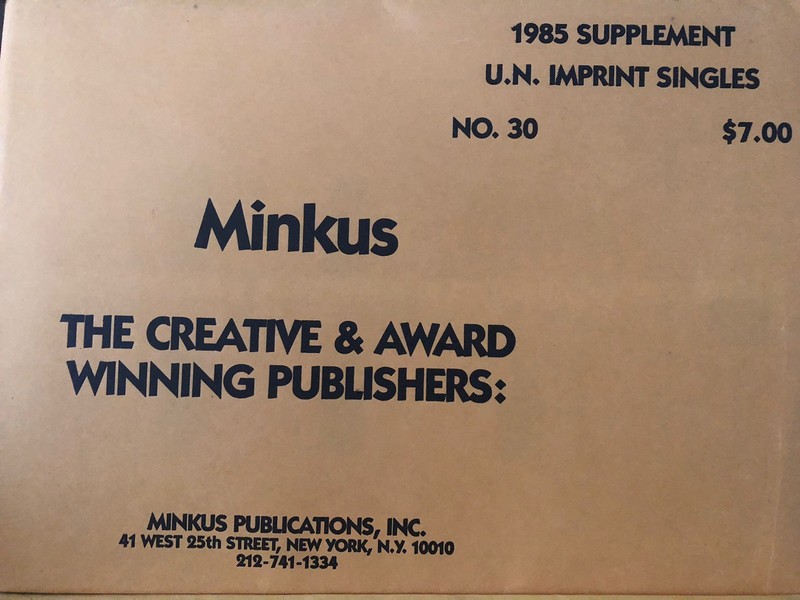 Minkus United Nations Imprint Singles 1985 Supplement # 30