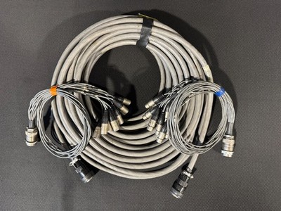 12 Channel 82ft (25m) Cannon Multipin Snake + XLR Fan In/Out Audio Stage Cable