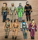 Random Vintage GIJOE/CORPS Oring Figure Lot, 8 Random Vintage Figures