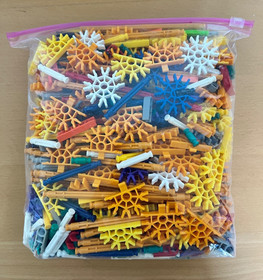 Mixed Lot of K'NEX KNEX Building Toy Replacement Parts Pieces 3 lbs Pounds Bag