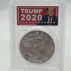 2017 Silver Eagle $1 MS 70 PCGS Donald J. Trump - 45th President ASE