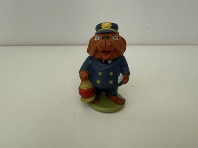 1976 Train Conductor Ticket Taker Dog 2'' Actionfigur Busytown Richard Scarry