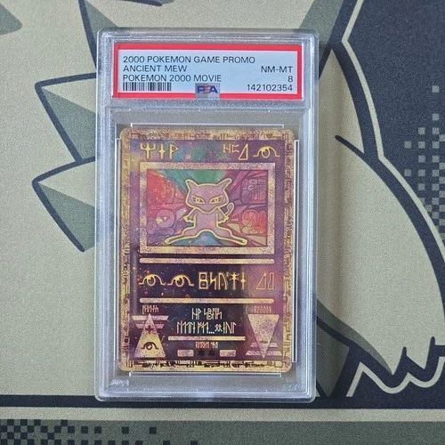 Pokemon Movie 2000 Game Promo Ancient Mew Promo PSA 8