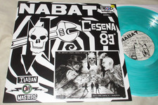 NABAT Cesena 83 LP Italy Punk Oi! Green Clear Vinyl w/Poster