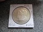 1883's MORGAN SILVER DOLLAR  in VERY NICE WHITE HIGH AU condition. NICE DATE!