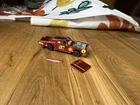 Vintage 1968 Hot Wheels Redline Custom Continental Mark III Red wht interior