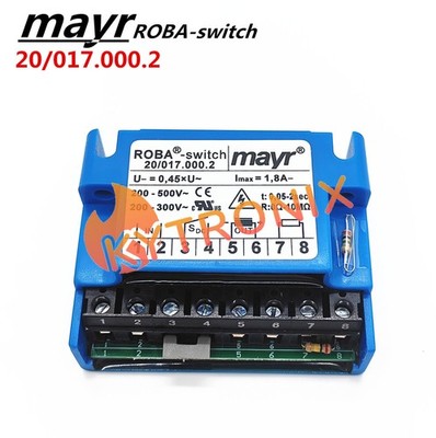 1pcs MAYR Motor Brake Rectifier ROBA-switch 20/017.000.2 200-500V 1.8A