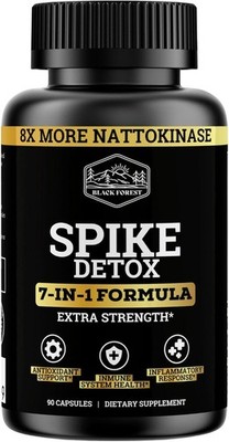 NEW SALE Black Forest Spike Detox 7-in-1 Formula | 8X More Nattokinase