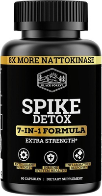 #ad NEW SALE Black Forest Spike Detox 7 in 1 Formula 8X More Nattokinase $26.50