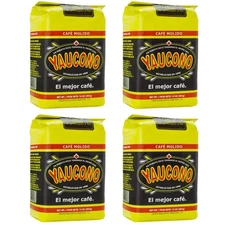 Yaucono Coffee Arabica Medium best Ground, 14 Ounce Bag, Puerto Rico, Pack of 4