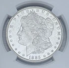 1885 $1 US Morgan Silver Dollar ~ NGC MS64