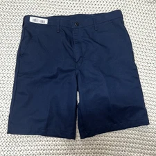 Red Kap Men's Work Shorts Navy Blue Size 36x10 NWT
