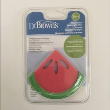 NEW Teething Soother Watermelon Ages 3M Teether Dr Brown s