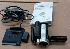 Sony Handycam HDR-SR10 Digital Camcorder W/ Cradle Power Cord Carl Zeiss Lens