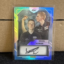 Wessel Nijman Autograph Numbered 148/170 and /50 Panini World Dart Championship