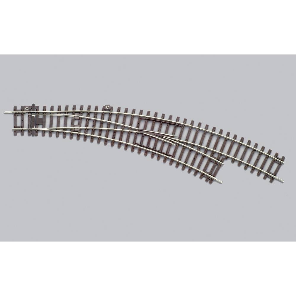 Aiguillage enroulé droit H0 Piko 55223 rail courbe 30° pour train miniature