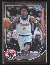 2025-26 Bowman Basketball #BCV-178 AJ Johnson Reptilian