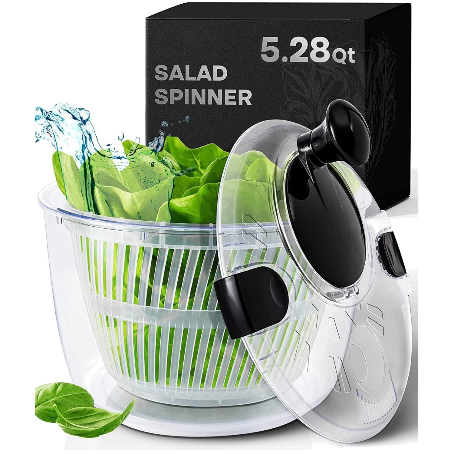 Quick Dry Salad Spinner - Versatile Kitchen Tool
Opens in a new window or tab