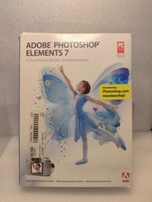 Adobe Photoshop Elements 7 Software Edit Enhance Create Share For PC