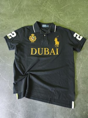 Vintage Polo Ralph Lauren Chief Keef Dubai Polo | Größe L | Schwarz | Oldmoney