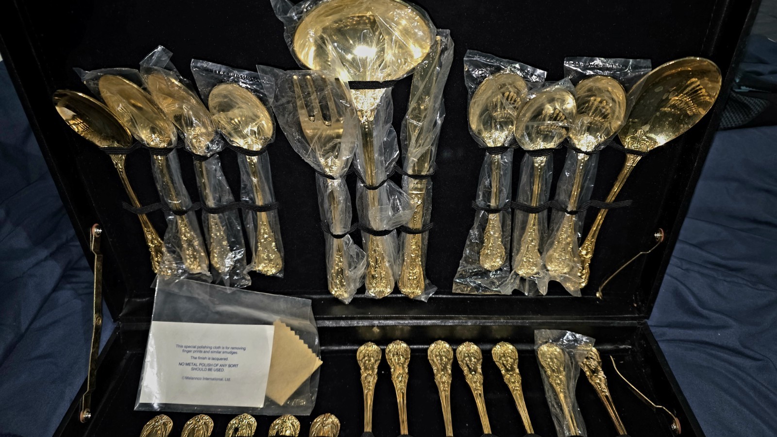 WM Rogers & Son Enchanted Rose Gold Plated Silverware Flatware 