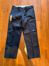 New Dickies Twill Work Pants Men's 30x30 Loose Fit Straight Leg Grey Utility NWT