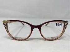 Lulu Guinness L942 CIN 54-18-140 B:43 Burgundy/Cinnamon Eyeglasses Frame G951