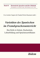 VarietäTen Des Spanischen Im Fremdsprachenunterricht | Michael Frings (U. A.)