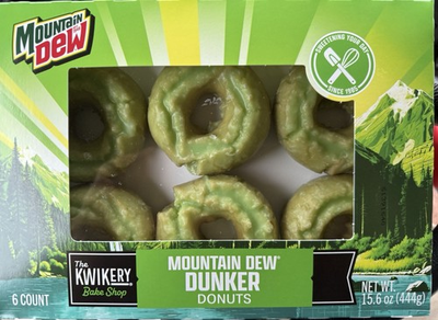 #ad FRESH Mountain Dew Dunker Donuts Kwikery Bake Shop Kwik Trip Sealed 6 Count Box $30.00