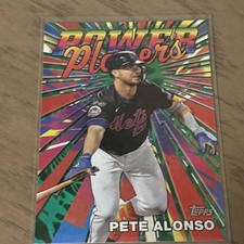2025 Topps Series 1 Celebration Pete Alonso Power Players #PP-10 Mets green 3/99