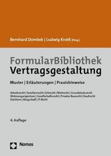 FormularBibliothek Vertragsgestaltung Bernhar...