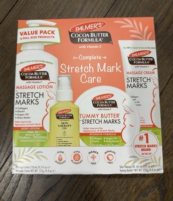Palmer's Cocoa Butter Formula Pregnancy Skin Care Kit for Stretch Marks and Scar