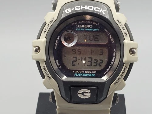 Rare VTG 1998 Casio G-SHOCK DW-9350J-8T White Raysman Solar Watch NEEDS BATTERY