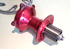 Used Hope Big-un Red 135mm Mountain Bike Hub 36 Hole With 5 Bolt Rota