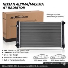 Radiator for 2007-2019 Nissan Altima 2.5L 3.5L & Maxima 3.5L Engine Cooling AT