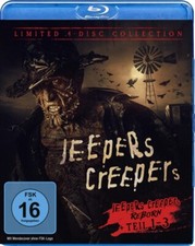 JEEPERS CREEPERS LIMITED4-DISC COLLECTION-CRAVEN,SYDNEY/ADAMS,IMRAN BLU-RAY NEUF