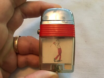 Golfer Vu  Lighter, 1950 s By Scripto